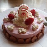 Hundetorte-mit-Himbeeren